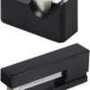 Office & Desk Sets - 1 Stapler & 1 Tape Dispenser - Black - 2/Pack