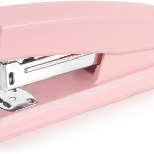 Stapler, Office Stapler, Small Staplers for Desk, Pink