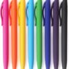 Ballpoint Pens Black Ink Pens Medium Point Retractable Ballpoint Pens, 1.0MM Black Ink, 8 Pack, Colorful