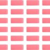 Rectangular Eraser, 24 Count, Pink