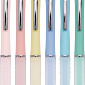 Ball Point Pen Black Ink Ballpoint Pens with Super Soft Grip Medium Point 1.0mm Office Pens (6 pack)