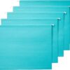 Hanging File Folders,  Size, Aqua, 25-Pack